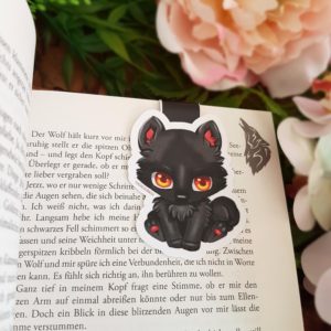 Magnetlesezeichen Chibi Wolf Vaan | (Divinitas von Asuka Lionera)