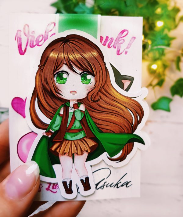 Magnet-Lesezeichen „Chibi Fye“ (Divinitas) - magnetic bookmark - magnetisches Lesezeichen - kawaii niedlich cute elf elven