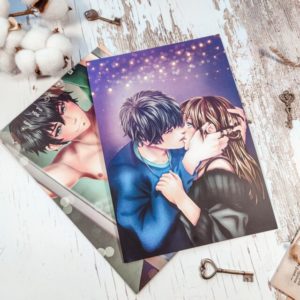 Print „Let Me Teach You“ von Asuka Lionera – Leon & Alex – book illustration – A5 – Buchillustration | Book Merch Art Prints Asuka Lionera 2