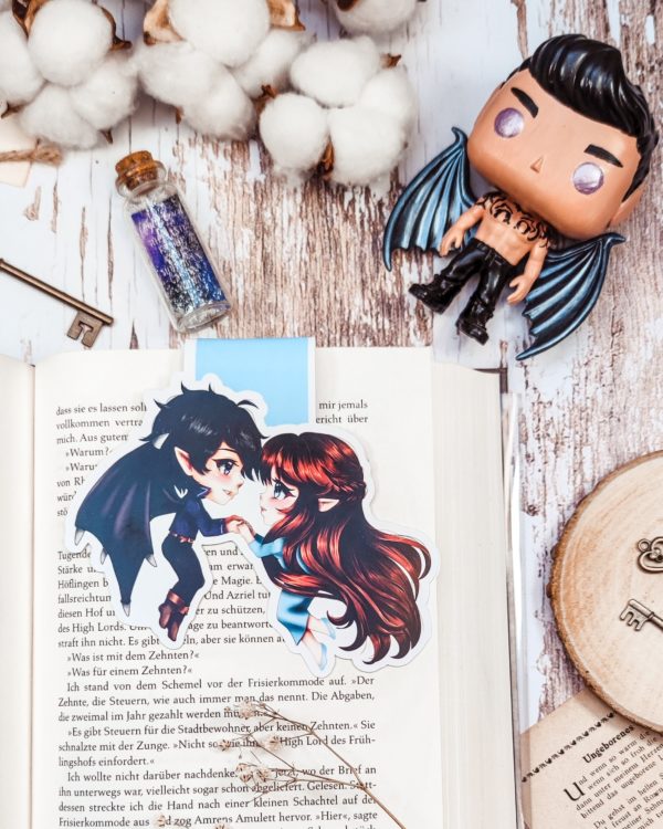 Magnetlesezeichen "Rhysand & Feyre" | Das Reich der Sieben Höfe | Acotar | Acomaf | Feysand