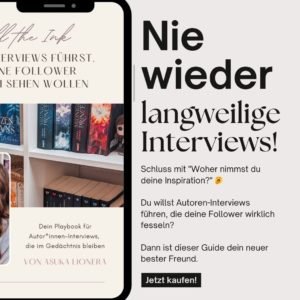 Interview Guide für Bookstagram & BookTok | 40+ Kreative Fragen an Autoren | Content Creator Tipps + Vorlage | Digital Download PDF