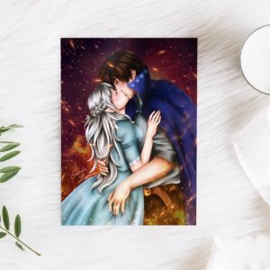 Bookish Print „Fire Love“ | Asuka Lionera | Frozen Crowns Art Prints book art Bookish Print "Fire Love" | Asuka Lionera | Frozen Crowns