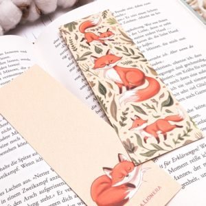 Lesezeichen Fuchs | Niedliches Herbst Lesezeichen | Grundschule
