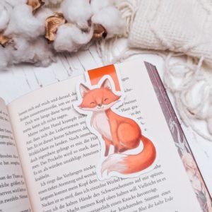 Magnetlesezeichen Fuchs | Back to School | Book Lover Gift | Bookmerch | Bookish Merch | Bookmark | Lesezeichen für Schule
